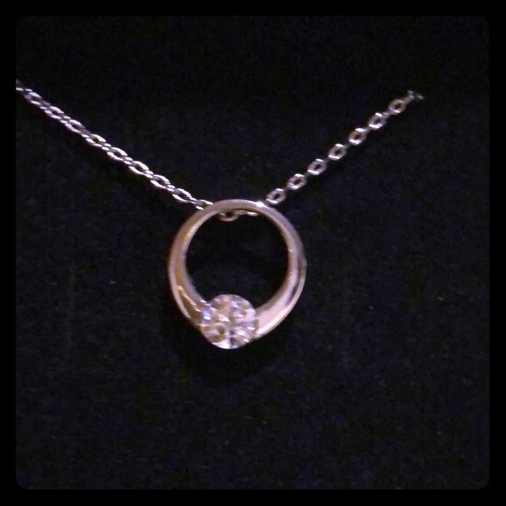 Cate and Chloe Silver plated Necklace. NIB